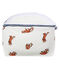 Borsina a costine bianco MARSHMALLOW+CARMIN/rosso MULTICO