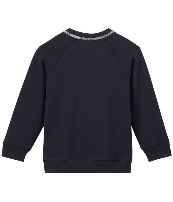 Felpa bambino in molleton blu SMOKING