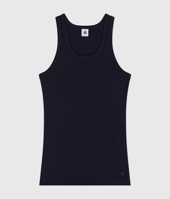 Canotta Iconica in cotone donna blu SMOKING