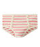 Culotte alta a costine 2x2 beige COQUILLE/rosa PETAL