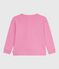 T-shirt a maniche lunghe in cotone con stampa bambina BOUDOIR