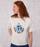 T-shirt LE BOXY in cotone donna bianco MARSHMALLOW