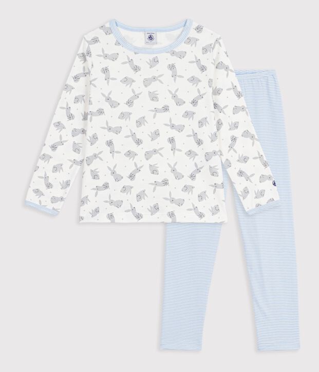 Pyjama  en velours grigio/multicolore