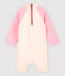 Tuta anti-UV ecoresponsabile bebè femmina/maschio rosa MINOIS/bianco MARSHMALLOW