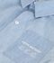 Camicia a maniche corte in cotone bambino blu