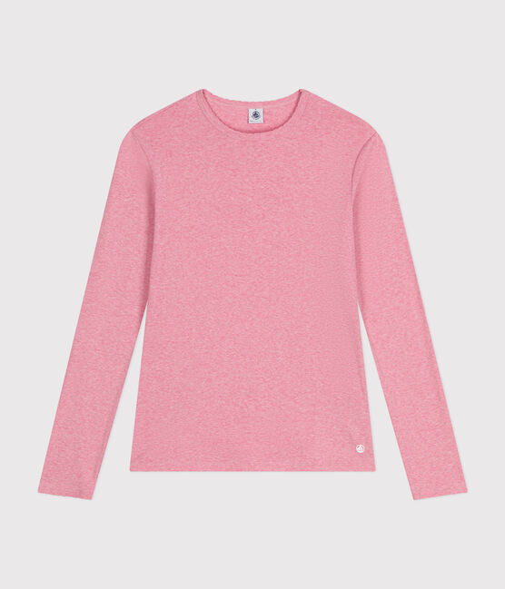 T-shirt L'ICONIQUE cocotte in cotone Donna rosa ROSELINE CHINE