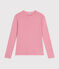 T-shirt L'ICONIQUE cocotte in cotone Donna rosa ROSELINE CHINE