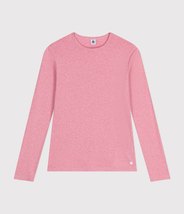T-shirt L'ICONIQUE cocotte in cotone Donna rosa