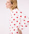 Pigiama donna in cotone cuore bianco MARSHMALLOW/rosso TERKUIT