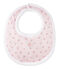 Bavaglino bebé unisex stampato rosa VIENNE/bianco MULTICO