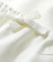 Pantaloni bianchi bebè in popeline di cotone biologico bianco MARSHMALLOW
