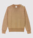Pull marinaro in cotone dorato Donna