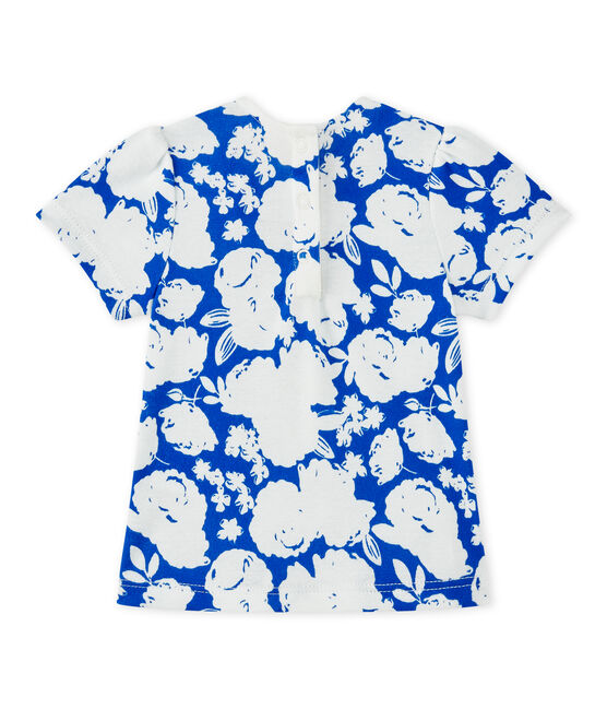 T-shirt bebé bambina stampata bianco MARSHMALLOW/bianco MULTICO