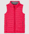 Giubbotto senza maniche bambina rosa POPPY/grigio ARGENT