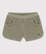 Shorts in spugna bambina