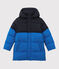 Piumino lungo bambina/bambino blu SMOKING/ RUISSEAU