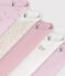 Set di body incrociati a maniche lunghe in cotone fantasia neonata multicolore