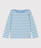 Marinière iconica in cotone bambino unisex AZUL/ MONTELIMAR