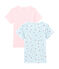 Lotto di 2 t-shirts a maniche corte per bambina variante 1