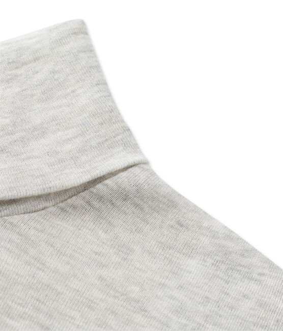 Dolcevita donna in cotone leggero grigio BELUGA CHINE