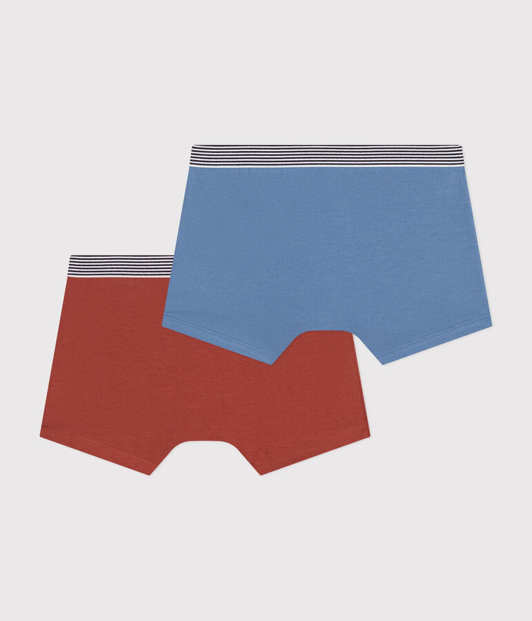 Confezione da 2 boxer in cotone ed elastan junior variante 2
