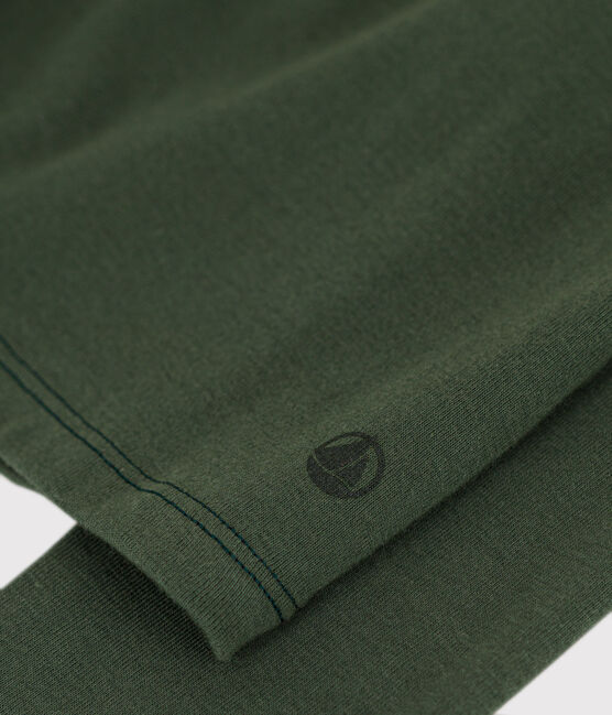 T-shirt L'ICONIQUE girocollo in cotone Donna verde AVORIAZ