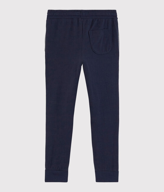 Pantaloni joggers in jersey ìbambino blu SMOKING