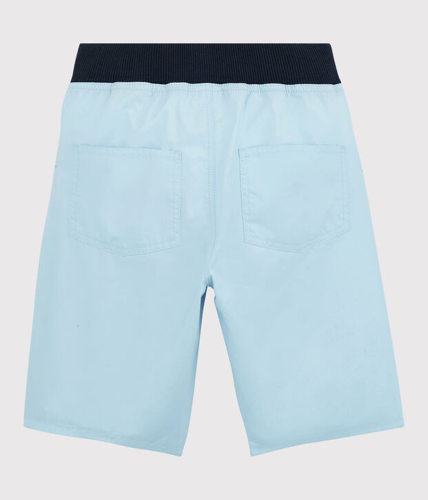 Bermuda in serge di cotone bambino blu