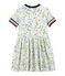 Abito bambina bianco/multicolore