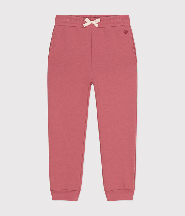 Pantaloni da jogging in molleton bambina rosa