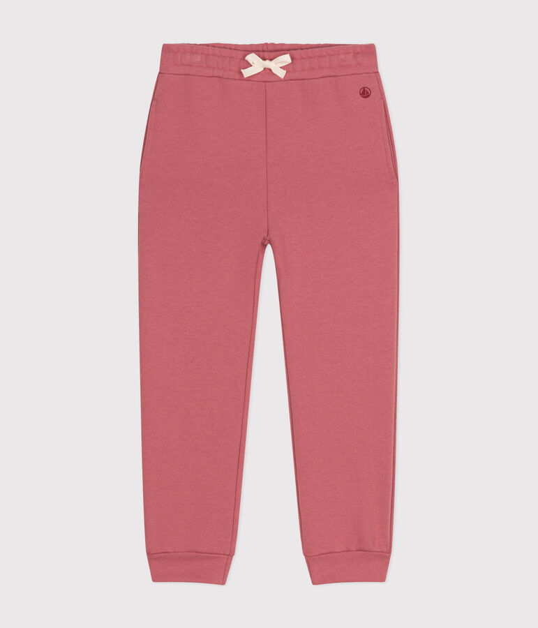 Pantaloni da jogging in molleton bambina rosa ROSEWOOD