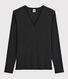 T-shirt scollo a V iconica Donna