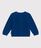 Cardigan in tricot di cotone bebè blu INCOGNITO