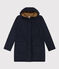 Parka foderato in sherpa per donna blu SMOKING