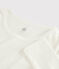 T-shirt in lana e cotone Donna bianco MARSHMALLOW