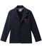 Blazer bambino in jersey pesante blu SMOKING