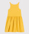 Abito smanicato in cotone bambina giallo NECTAR/ AVALANCHE