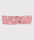 Bandeau enfant en gaze de coton imprimé fleurs