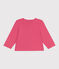 Cardigan in cotone tinta unita neonato rosa PEONIA