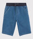 Bermuda in denim ecologico bambino