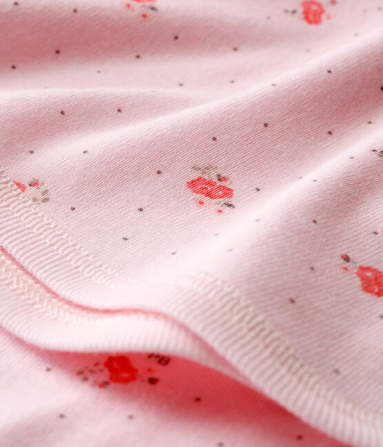 Lenzuolo bebè unisex fantasia rosa VIENNE/bianco MULTICO