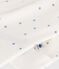 Pigiama in cotone con stelle stampate e colletto neonato bianco MARSHMALLOW/blu ALASKA