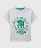 T-shirt maniche corte in jersey bambino grigio POUSSIERE CHINE