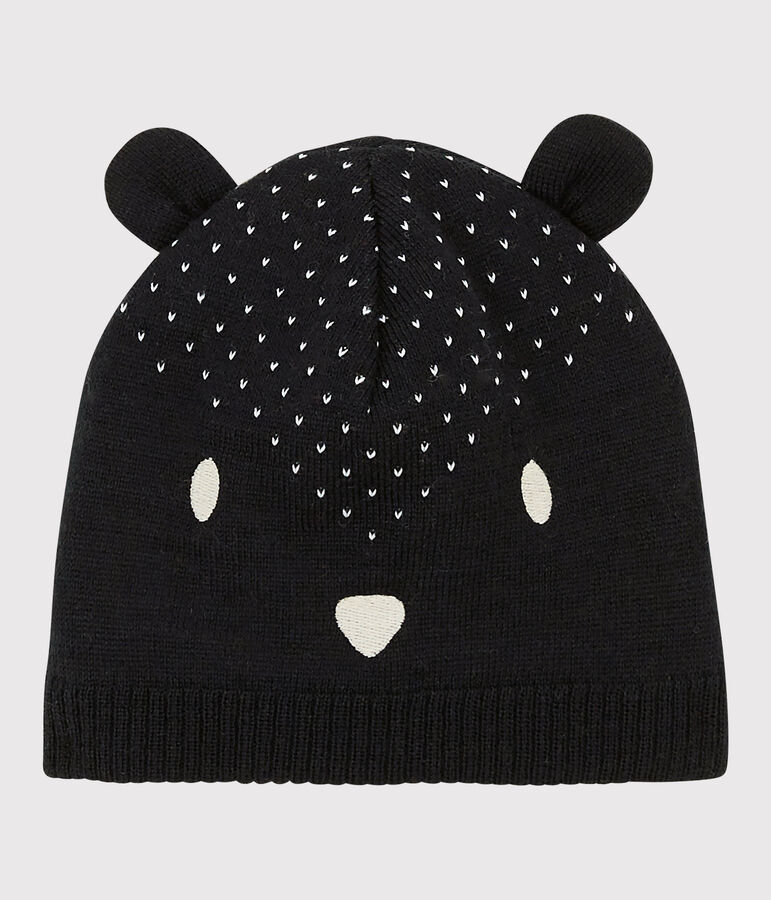 Cappellino in tricot beb&egrave;. blu