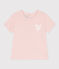 T-shirt a maniche corte in cotone per bebè rosa SALINE