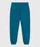 Joggers in cotone tinta unita bambino verde DRAGONFLY