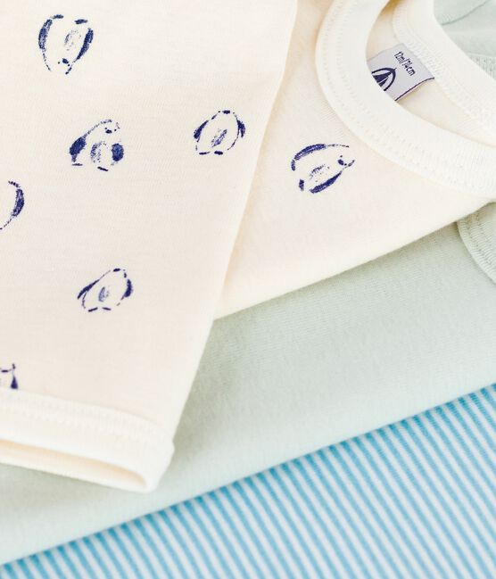 Set di body a maniche lunghe in cotone con stampa di pinguini neonato variante 1