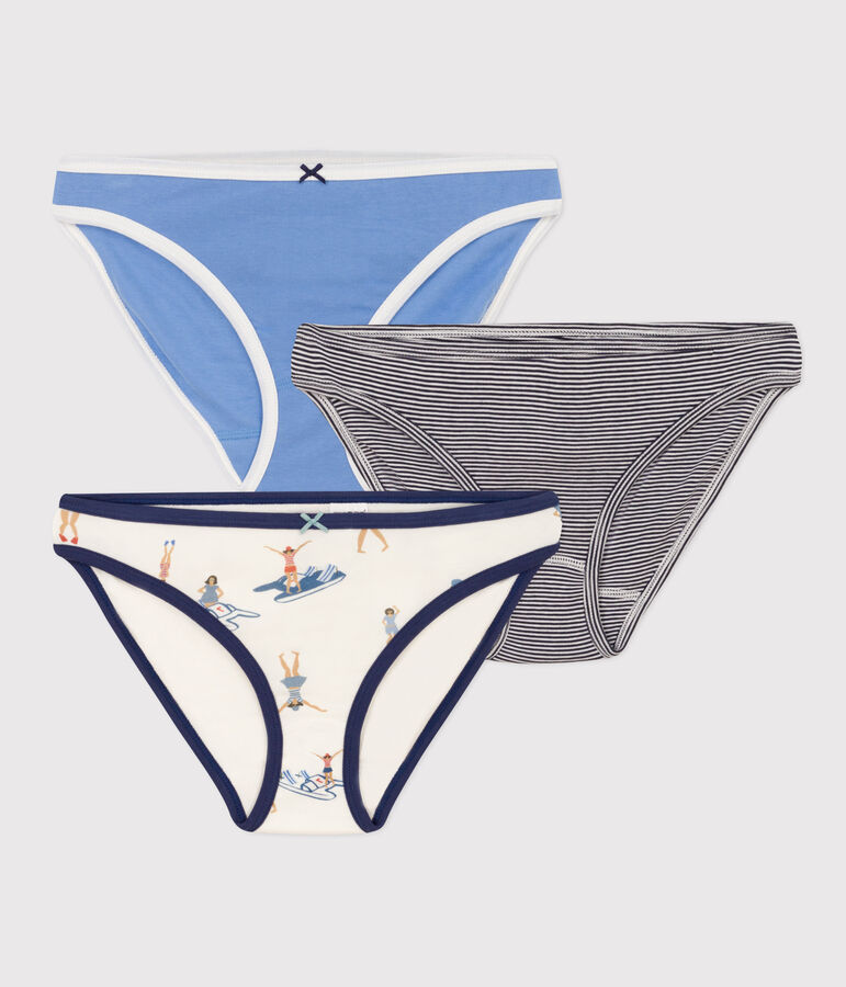 Confezione da 3 slip in cotone donna multicolore