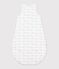 Sacco nanna in cotone con balena stampata neonato TOG 3 bianco/blu