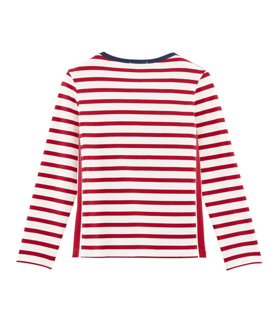 Marinière donna rosso TERKUIT/bianco MARSHMALLOW